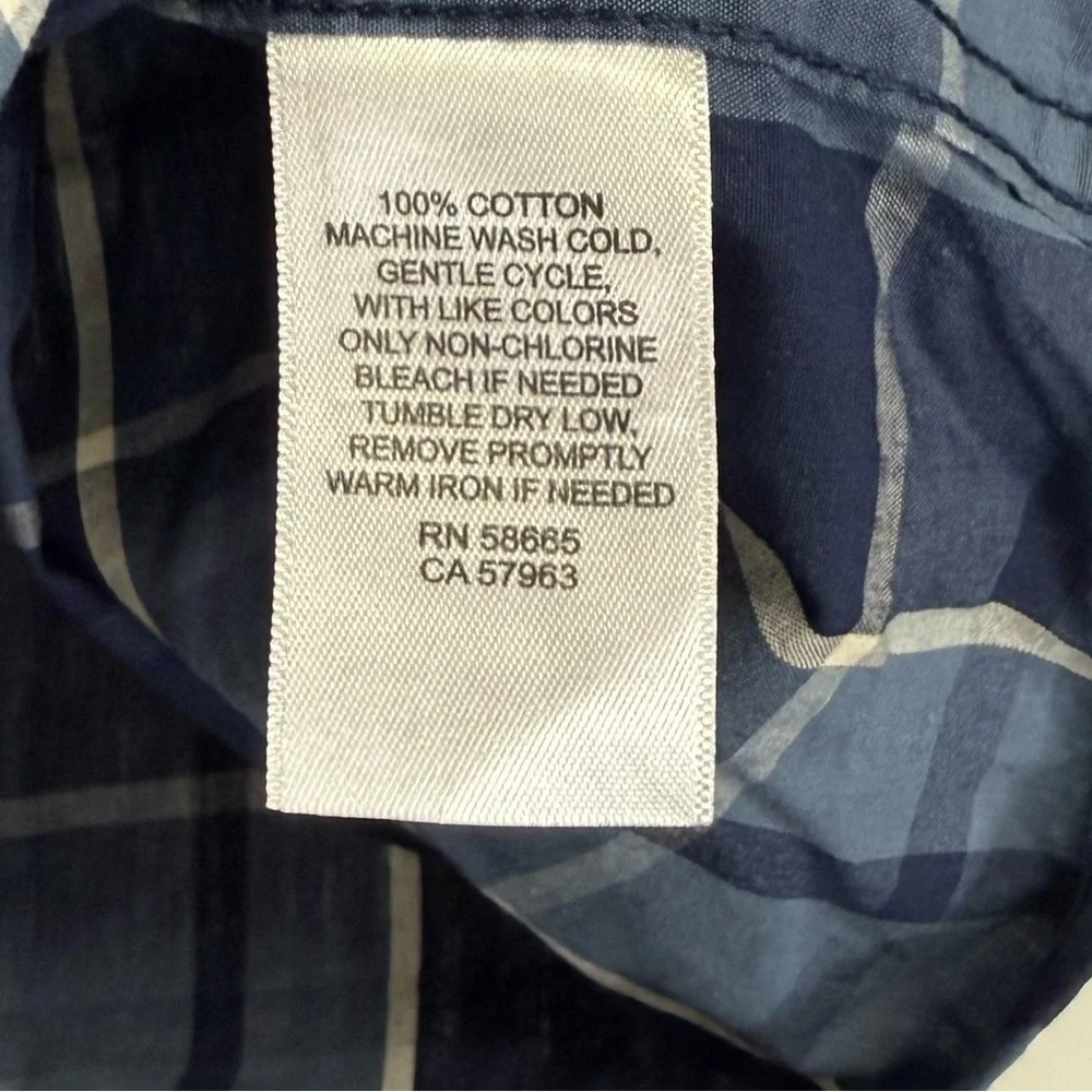 NEW Nordstrom Button Up Long Sleeve Dress Shirt Boys 14 16 XL Blue NWOT